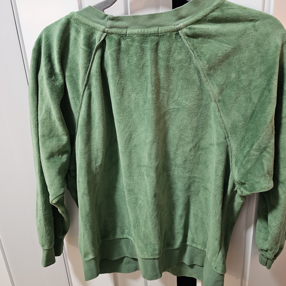 Suzi Kondi Green Velour Track Pants & Joggers - Picture 7 of 13